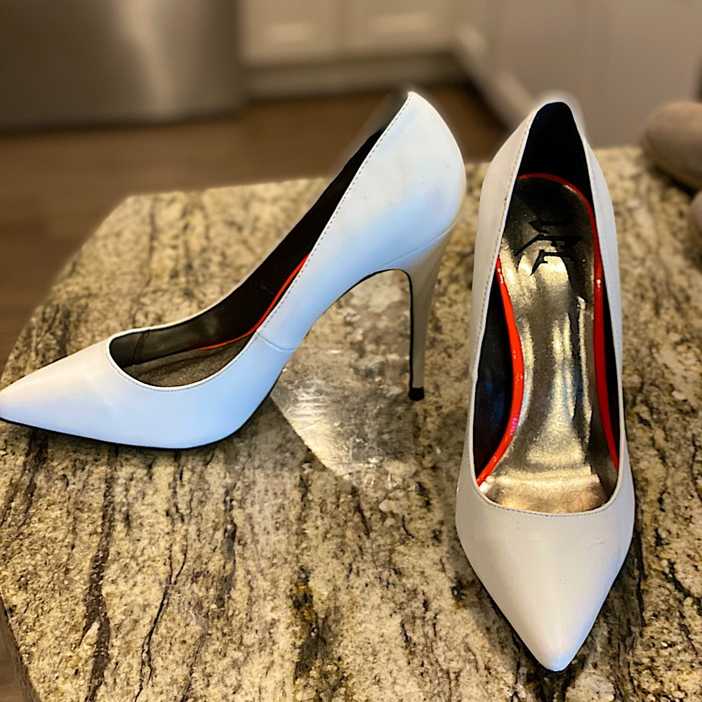 Brand New White Stilettos
